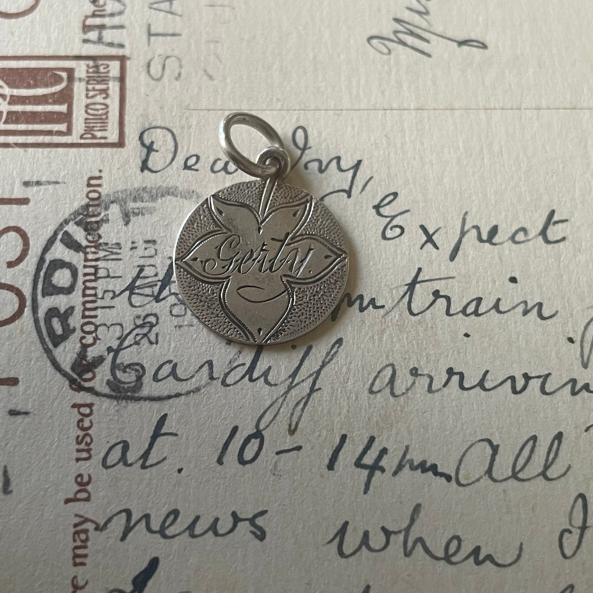 Victorian Gerty Love Token Charm