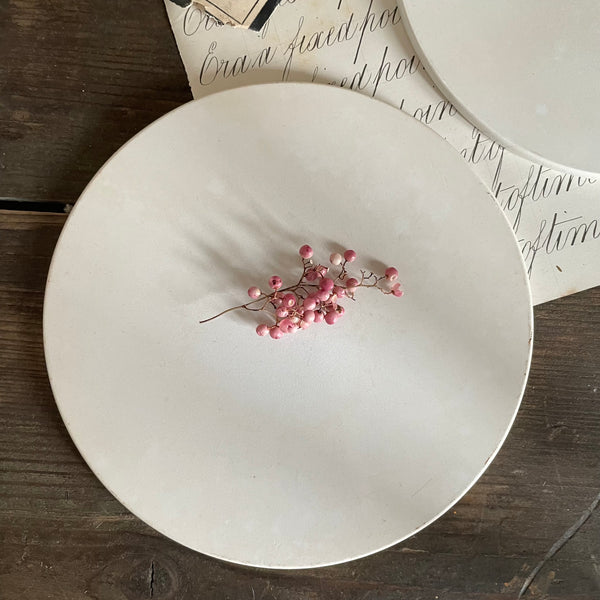Two Antique Ceramic Plates