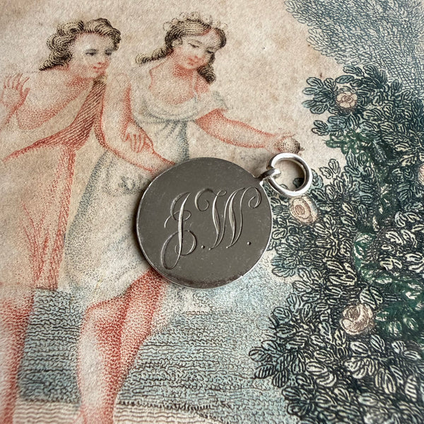 Victorian JW Love Token Charm