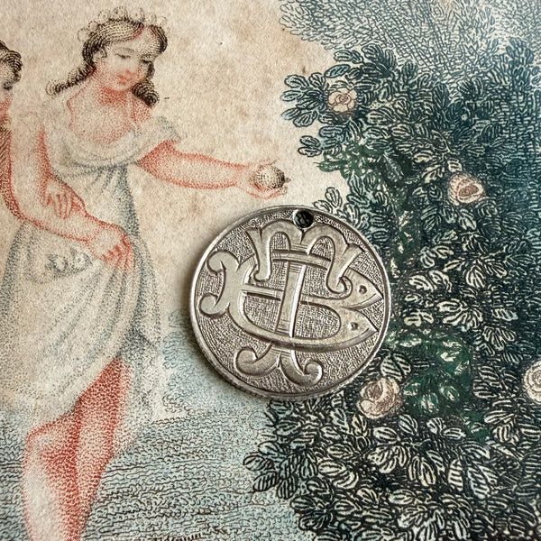 Victorian BT/TB Love Token Charm