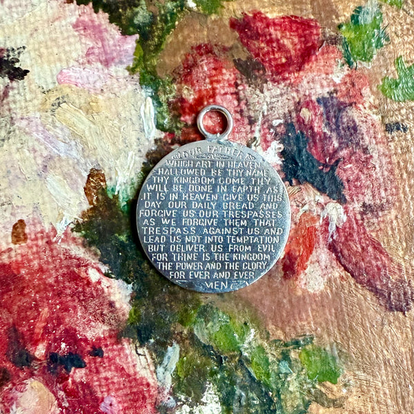 Victorian Lords Prayer Love Token Charm