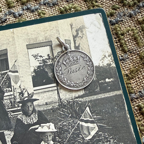 Victorian Susie Love Token Charm