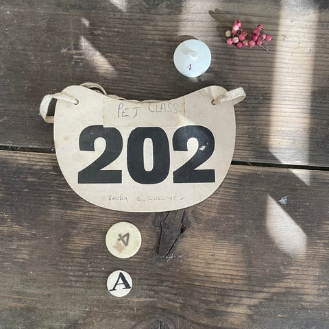 Vintage Pet Class Number