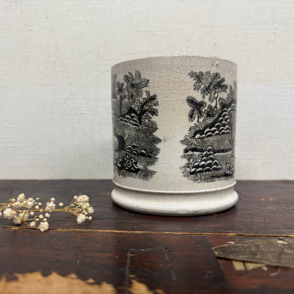 Antique Victorian Cow Transfer Mug