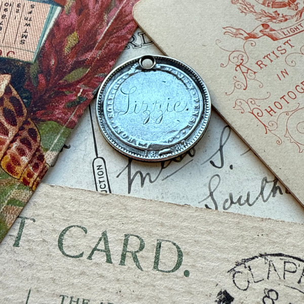 Victorian Lizzie Love Token Charm