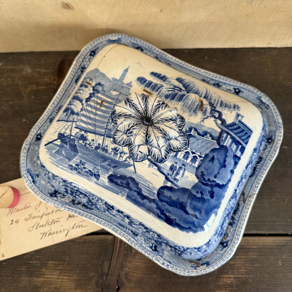 Antique Staple Repair Tureen