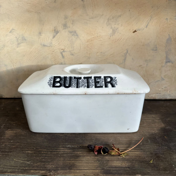 Antique Victorian Butter Dish