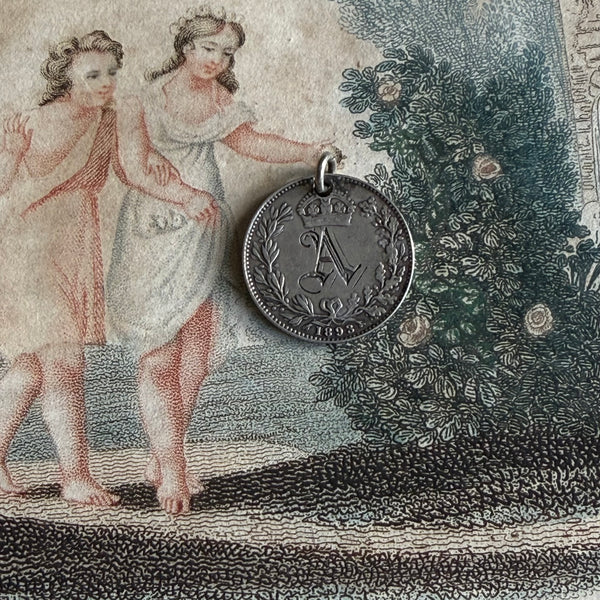 Victorian A Love Token Charm