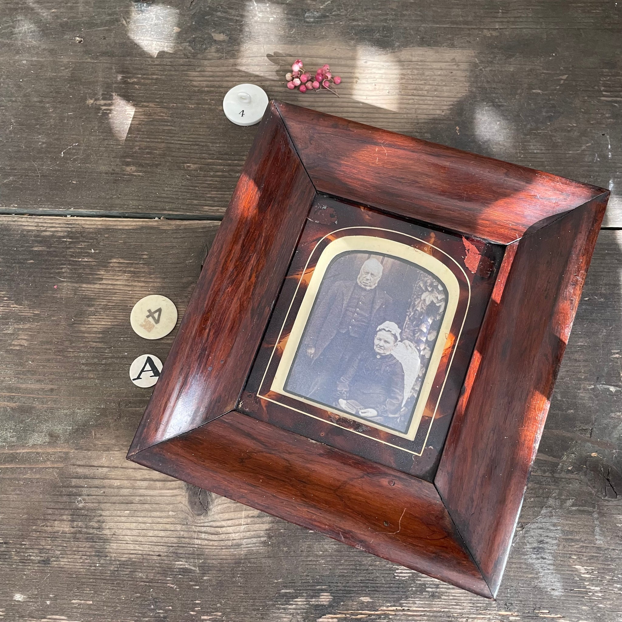 Antique Victorian Tortoise Shell Frame