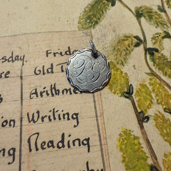 Victorian PS Love Token Charm
