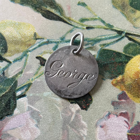 Victorian George Love Token Charm