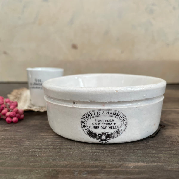 Antique Advertising Chemist Pots