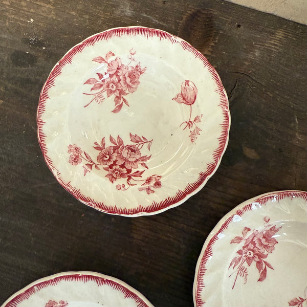Antique Floral Pink Child Dishes