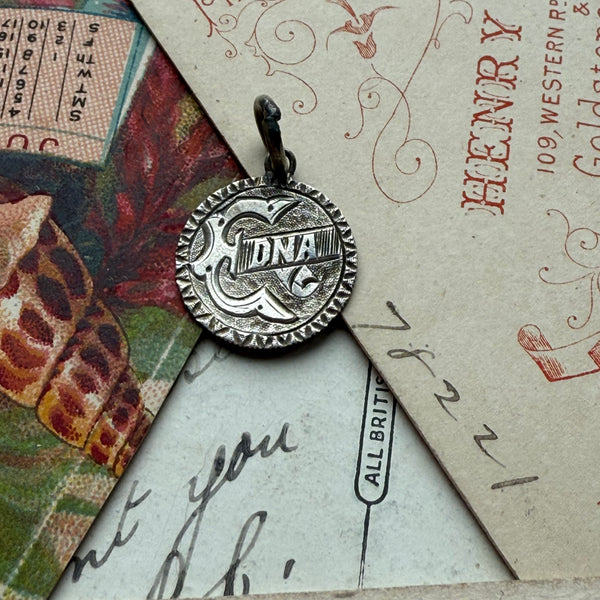 Victorian Edna Love Token Charm
