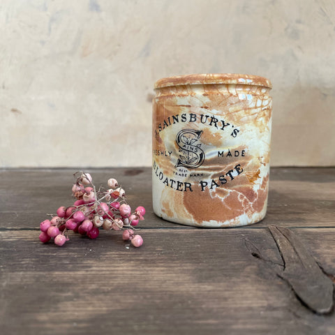 Stained Sainsbury Bloater Paste Pot