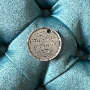 Victorian Aunt Annie Love Token Charm