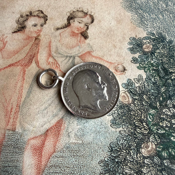 Victorian JW Love Token Charm