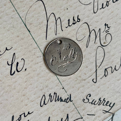 Victorian Nell Love Token Charm