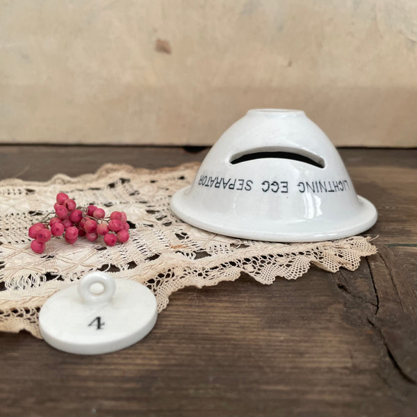 Antique Lightening Egg Separator