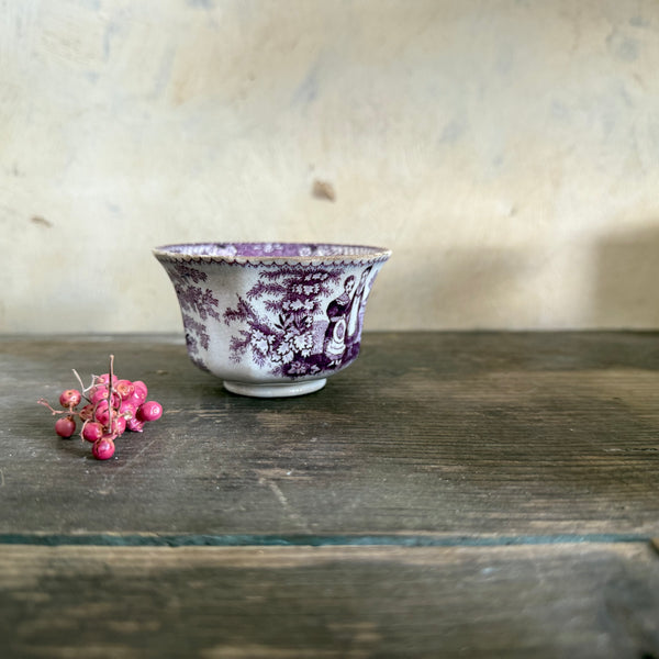 Antique Purple Transfer Bowl