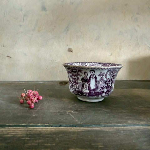 Antique Purple Transfer Bowl