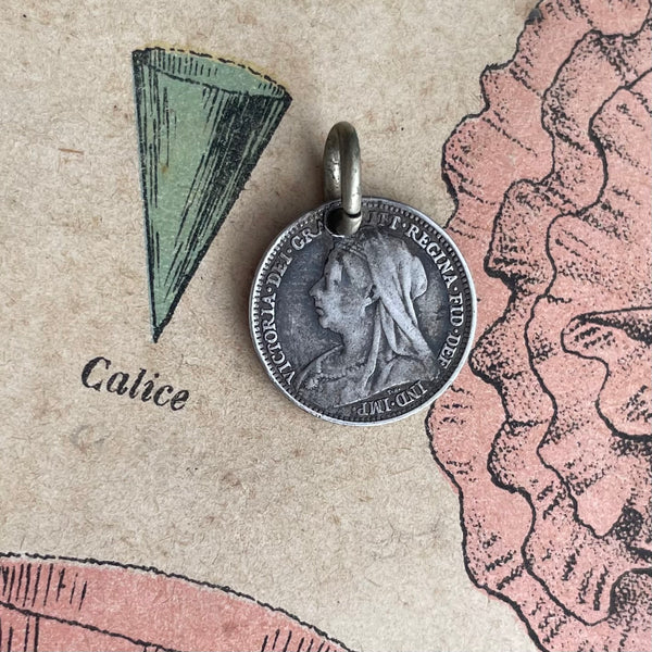 Victorian Bun Love Token Charm