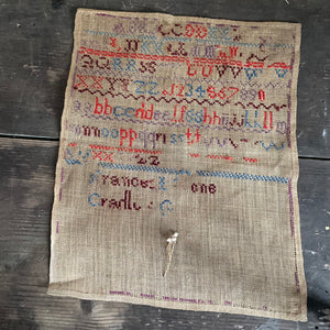 Antique Victorian Sampler