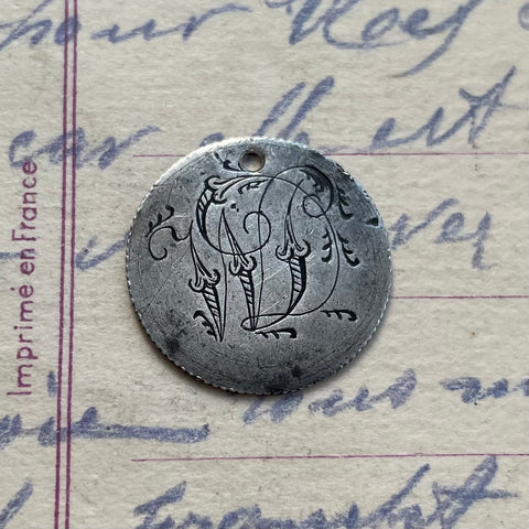 Victorian WD Love Token Charm