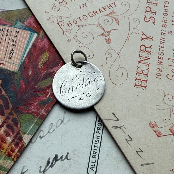 Victorian Cuckoo Love Token Charm