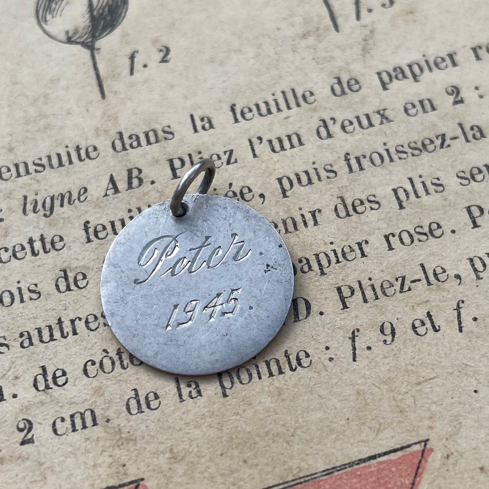 Vintage Peter Love Token Charm