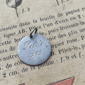 Vintage Peter Love Token Charm