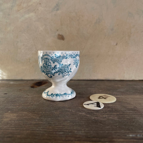 Antique Transfer Egg Cup