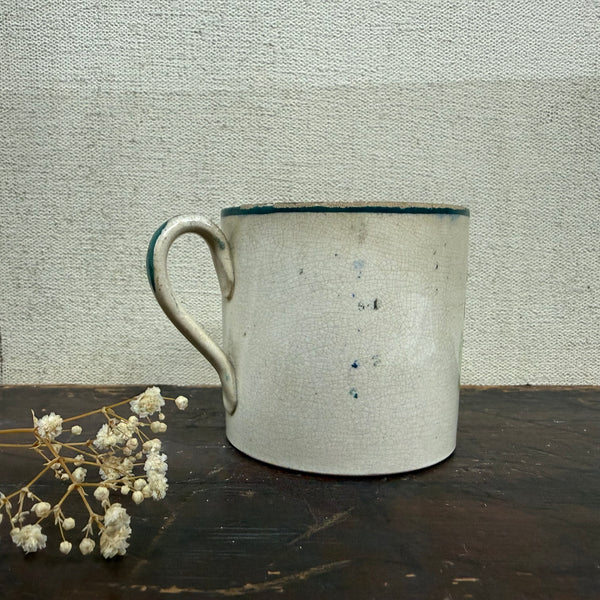 Antique Stained Motto Cup
