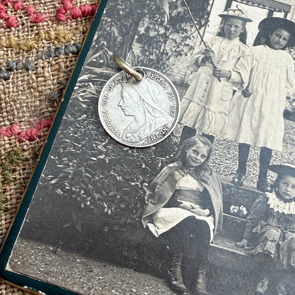 Victorian Dad Love Token Charm