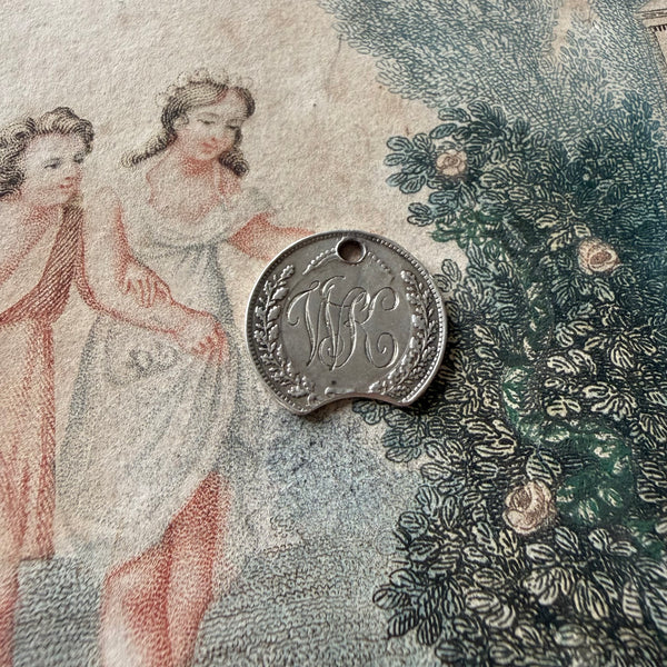 Victorian WK Love Token Charm