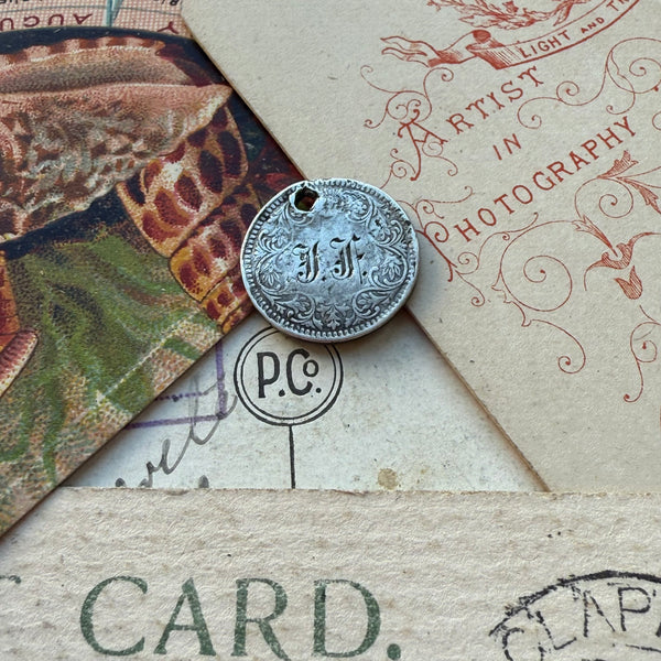 Victorian JF Love Token Charm