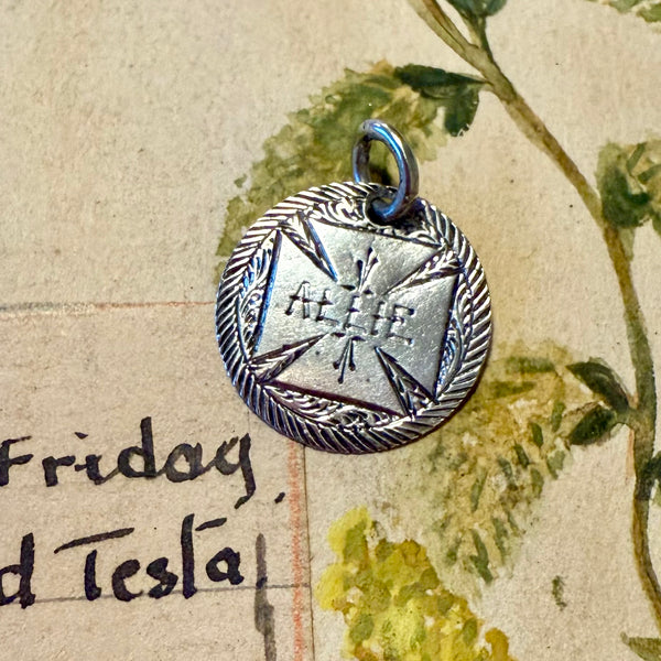 Victorian Allie Love Token Charm