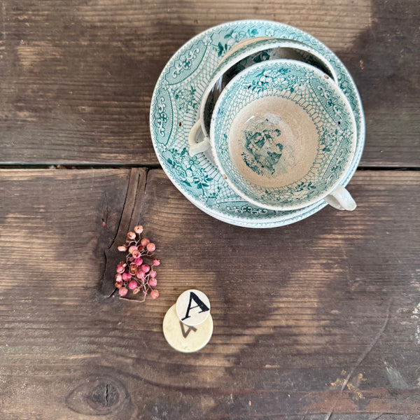 Antique Tea Cup & Saucer Set