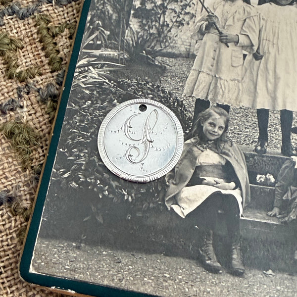 Victorian S Love Token Charm