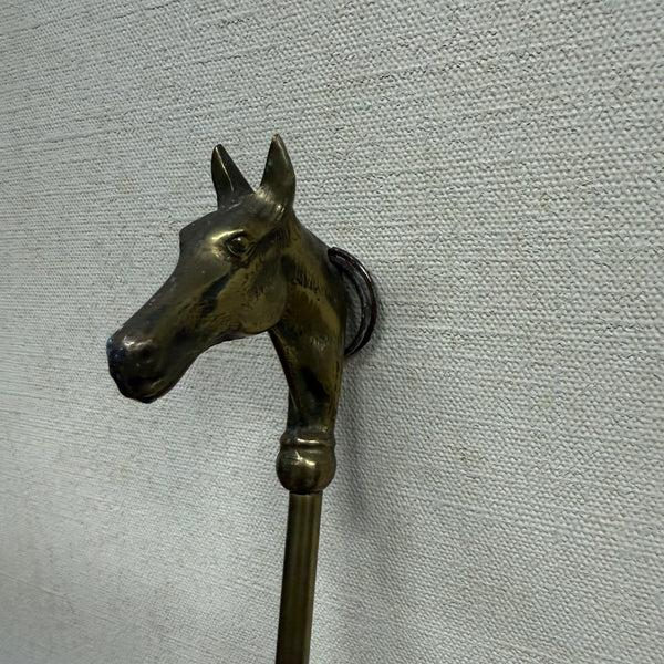 Antique Brass Horse Shoe Horn