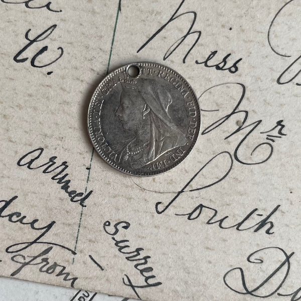 Victorian Ed Love Token Charm