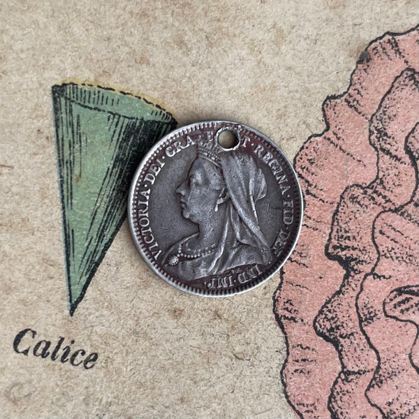 Victorian Boat Love Token Charm