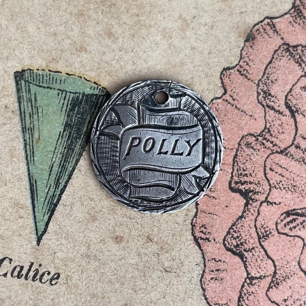 Victorian Polly Love Token Charm