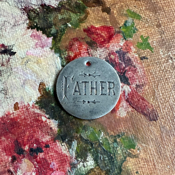 Victorian Father Love Token Charm