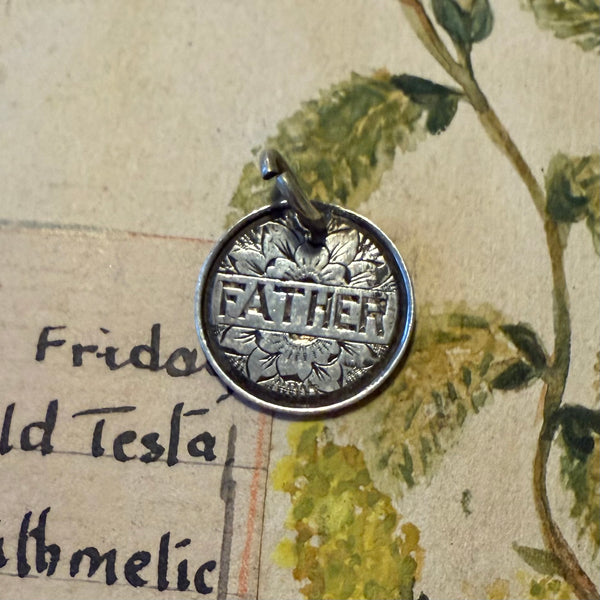 Victorian Father Love Token Charm