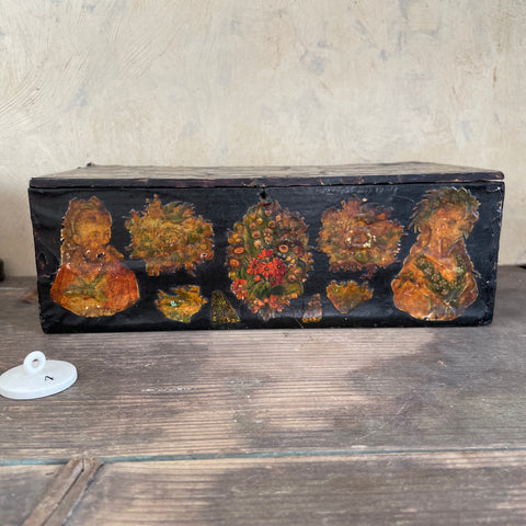 Antique Decoupage Box