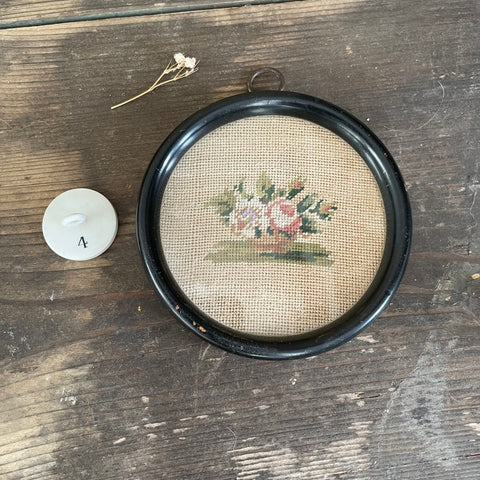Vintage Framed Embroidery