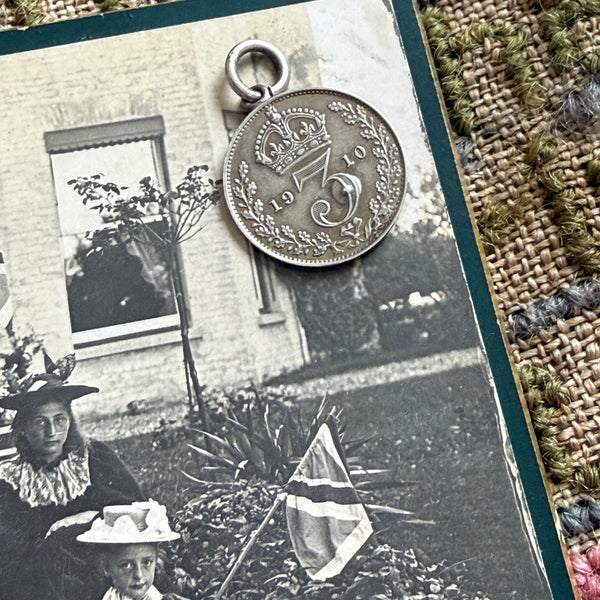 Edwardian Gem Inset Love Token Charm