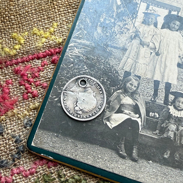 Victorian Dad Love Token Charm