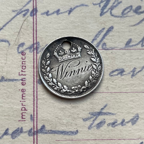 Victorian Winnie Love Token Charm